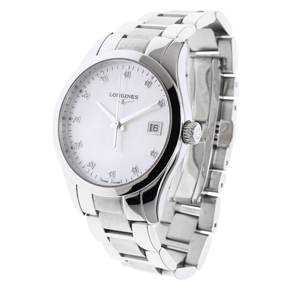 ロンジン L 2.386.4 コンクエスト クラシック 11 Pダイヤ クォーツ レディース_917239