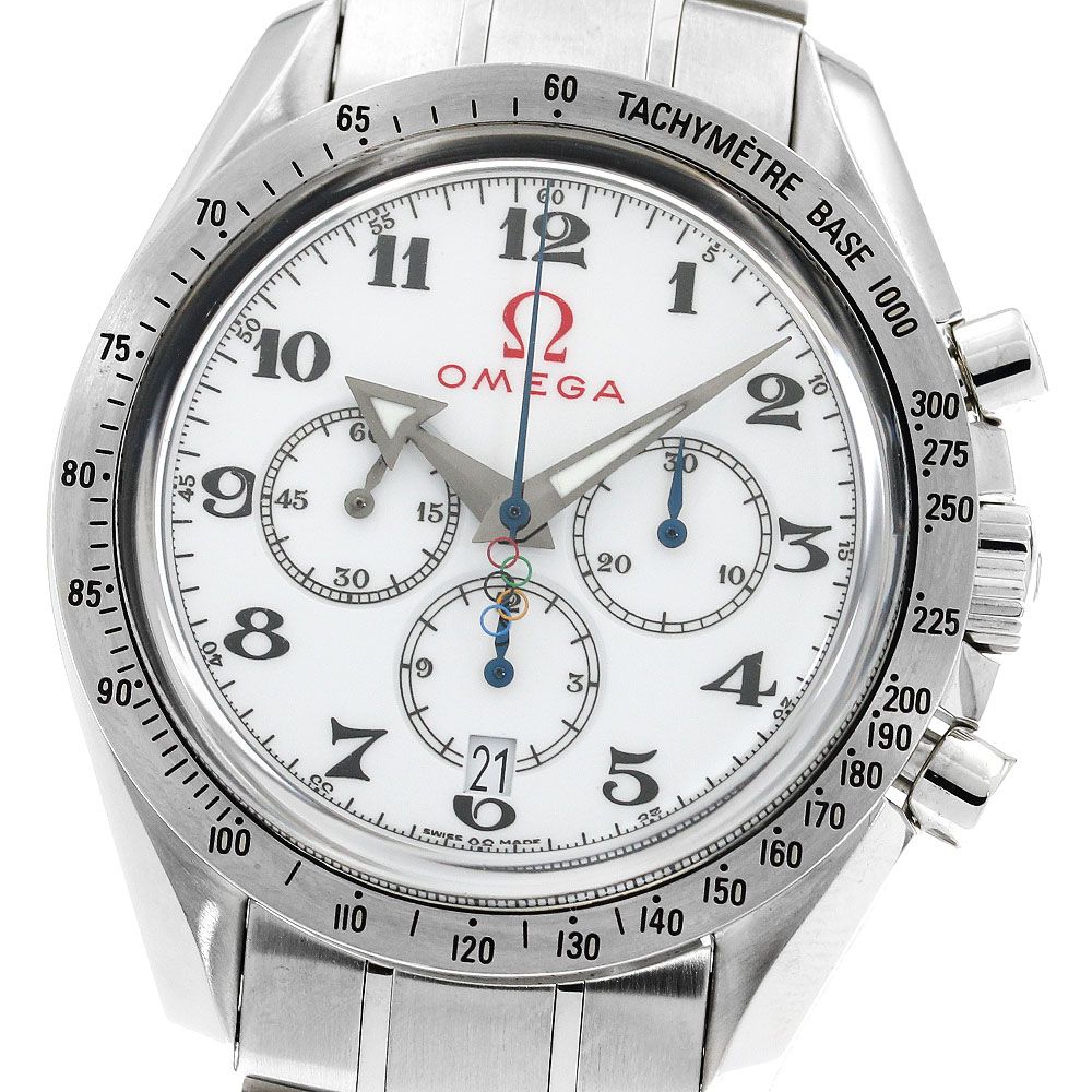 オメガ OMEGA 321.10.42.50.04.001 スピードマスター ブロードアロー オリンピック デイト 自動巻き メンズ _930994