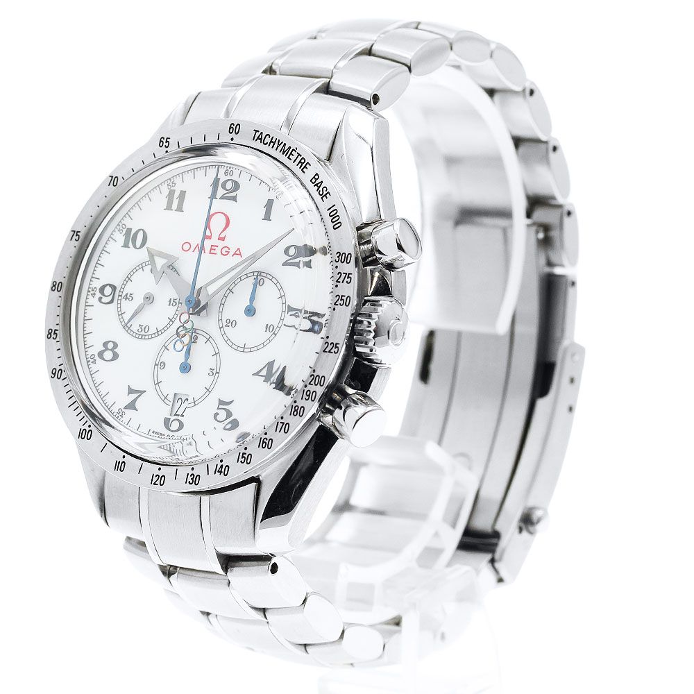 オメガ OMEGA 321.10.42.50.04.001 スピードマスター ブロードアロー オリンピック デイト 自動巻き メンズ _930994