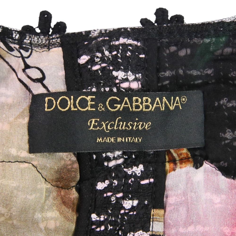 美品 Dolce & Gabbana ドルチェアンドガッバーナ ローズボタン