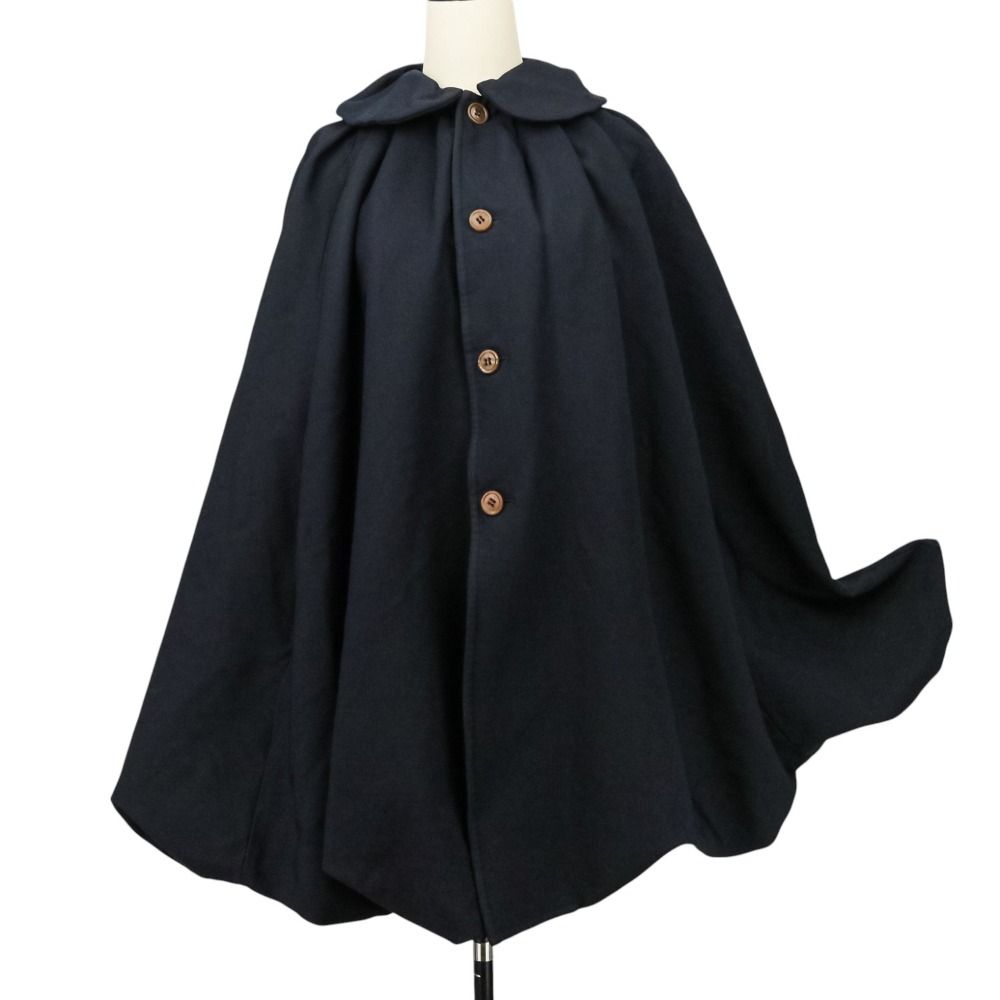 コムデギャルソン　丸襟ポンチョコート 美品 AD2020 COMME des GARCONS コムデギャルソン 丸襟 バルーン