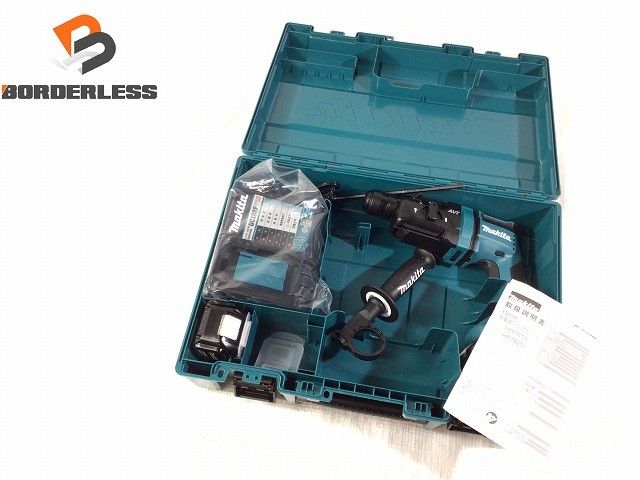 makita マキタ 18 V mm 充電式ハンマドリル 青 ブルー バッテリー 6.0 Ah 充電器 ケース120570