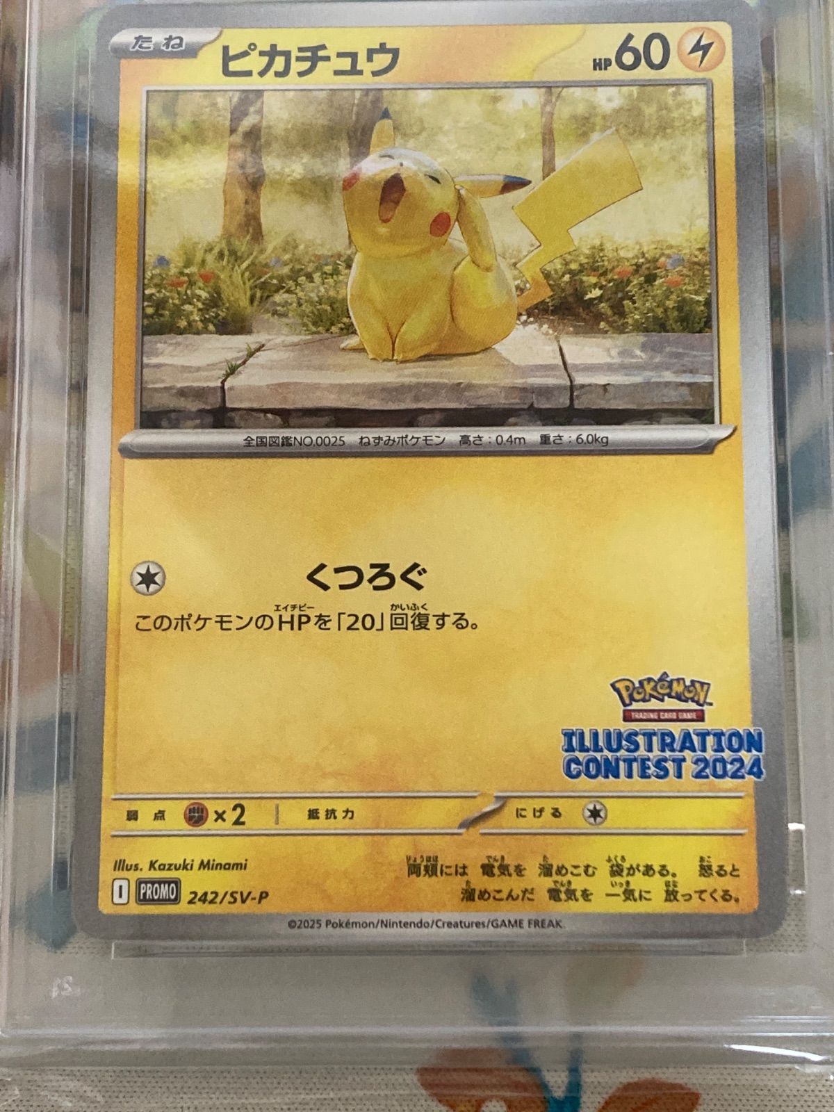 PSA10】 ピカチュウ イラストレーションコンテスト2024 プロモ - メルカリ
