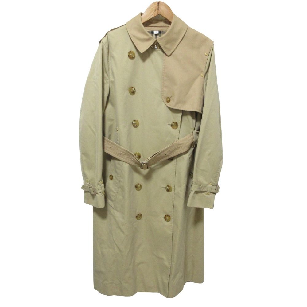 Burberry ベージュ トレンチコート チェック裏地 Burberry ベージュ トレンチコート チェック裏地