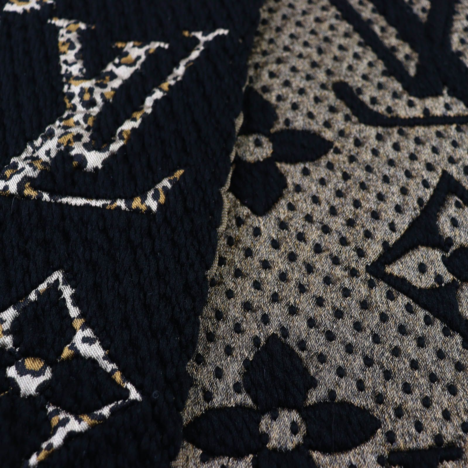 良品◇LOUIS VUITTON ルイヴィトン 2019年製 M75885 エシャルプ ジャイアント・モノグラム ジャングル ウール シルク マフラー 正規品 良品◇LOUIS VUITTON ルイヴィトン 2019年製 M75885 エシャルプ