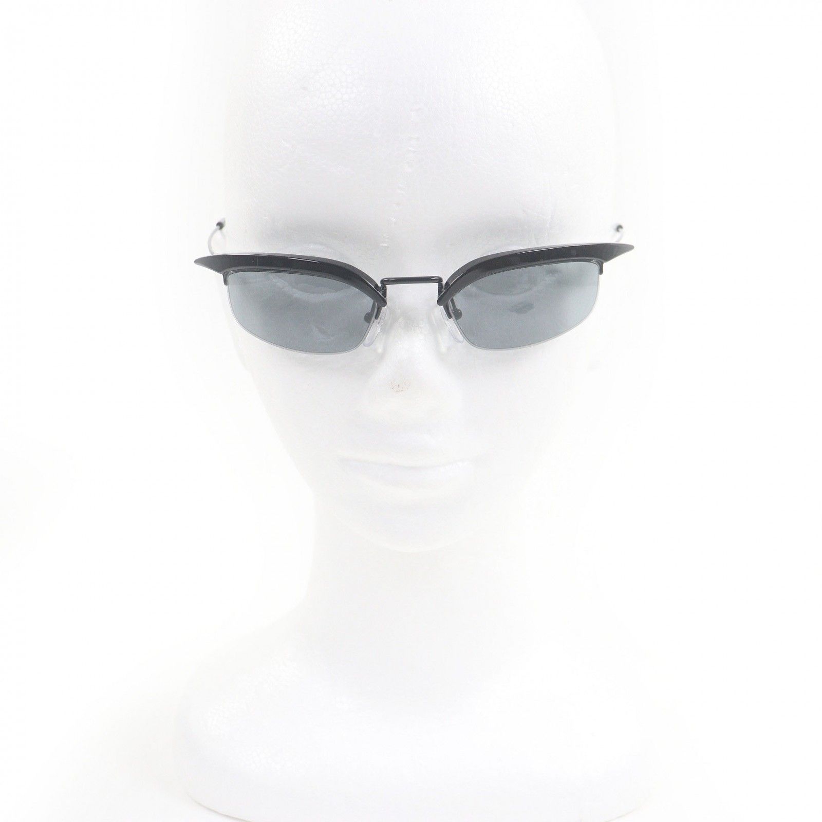 未使用品□PRADA プラダ SPR B50 ハーフリム アイウェア サングラス