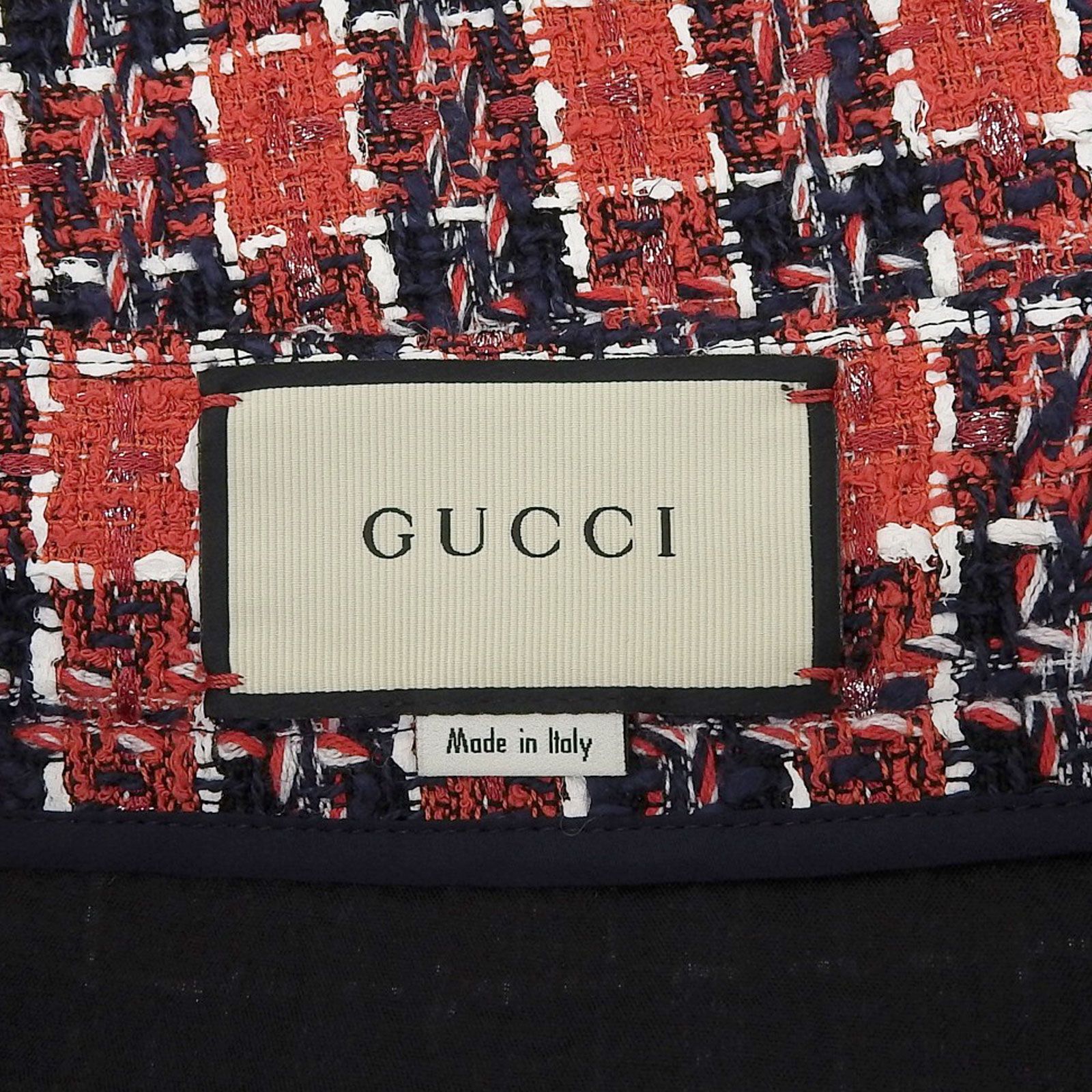 コットン混 タイガーボタン付き