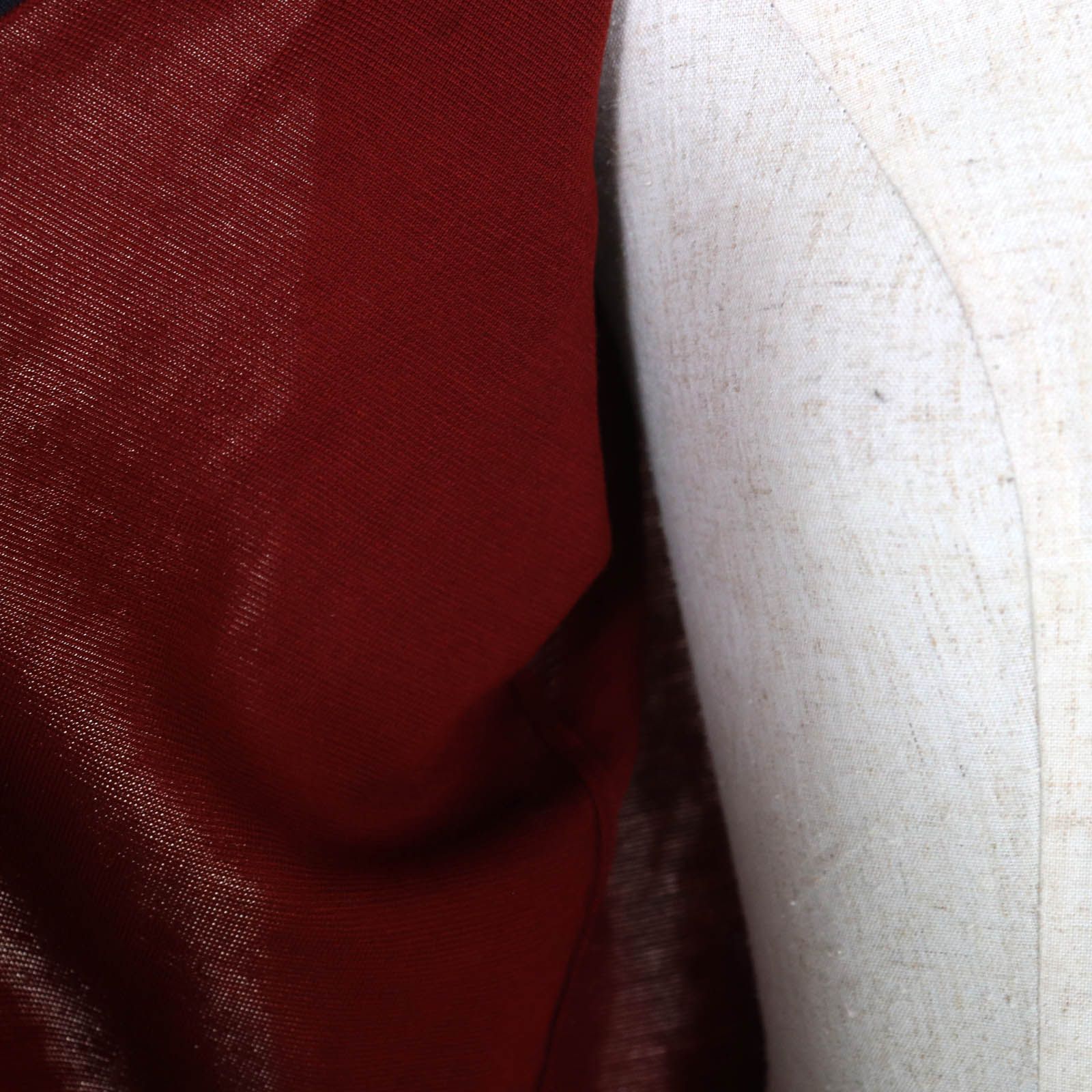 美品◇HERMES エルメス シルク カシミヤ ロゴボタン Vネック ライン