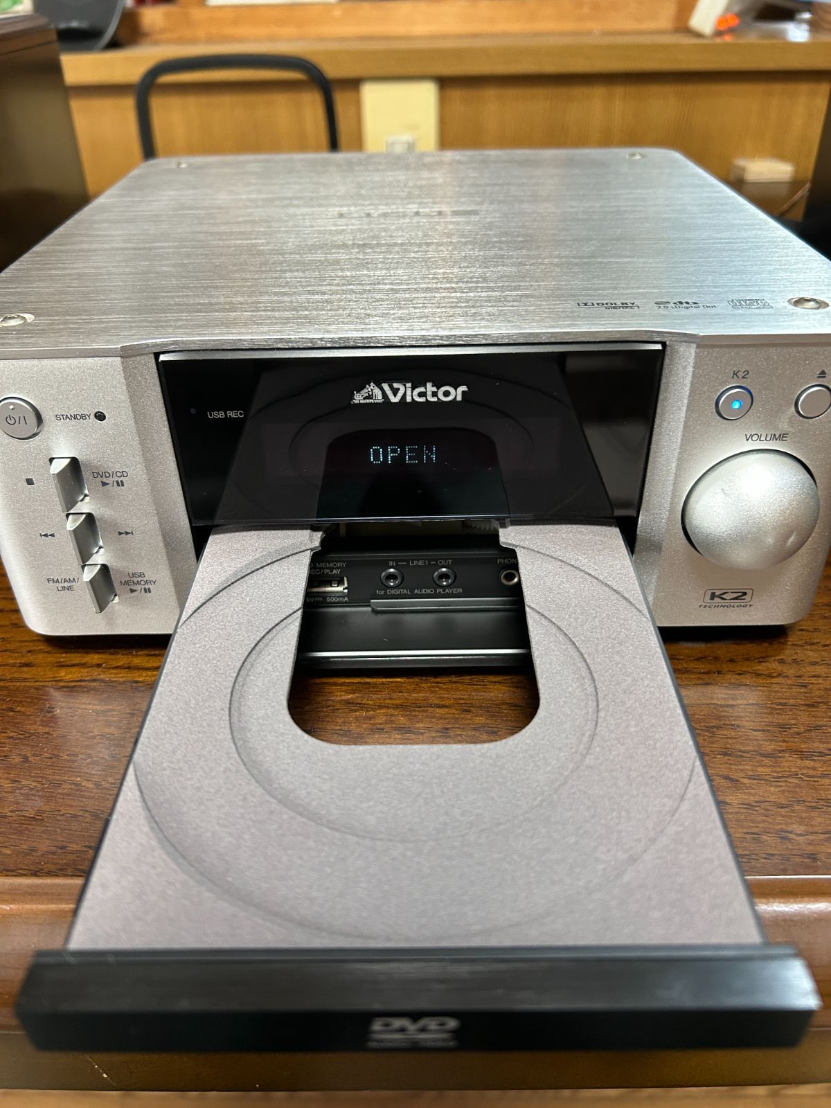 美品】Victor ビクター CD/DVDレシーバー CA-EXAR3 コンポ K2