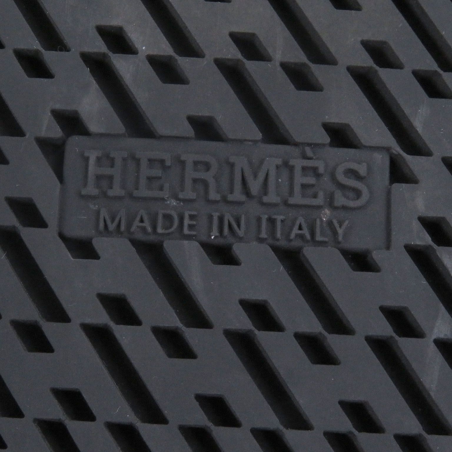 美品□HERMES エルメス シプレ レザー Hロゴデザイン シャワーサンダル