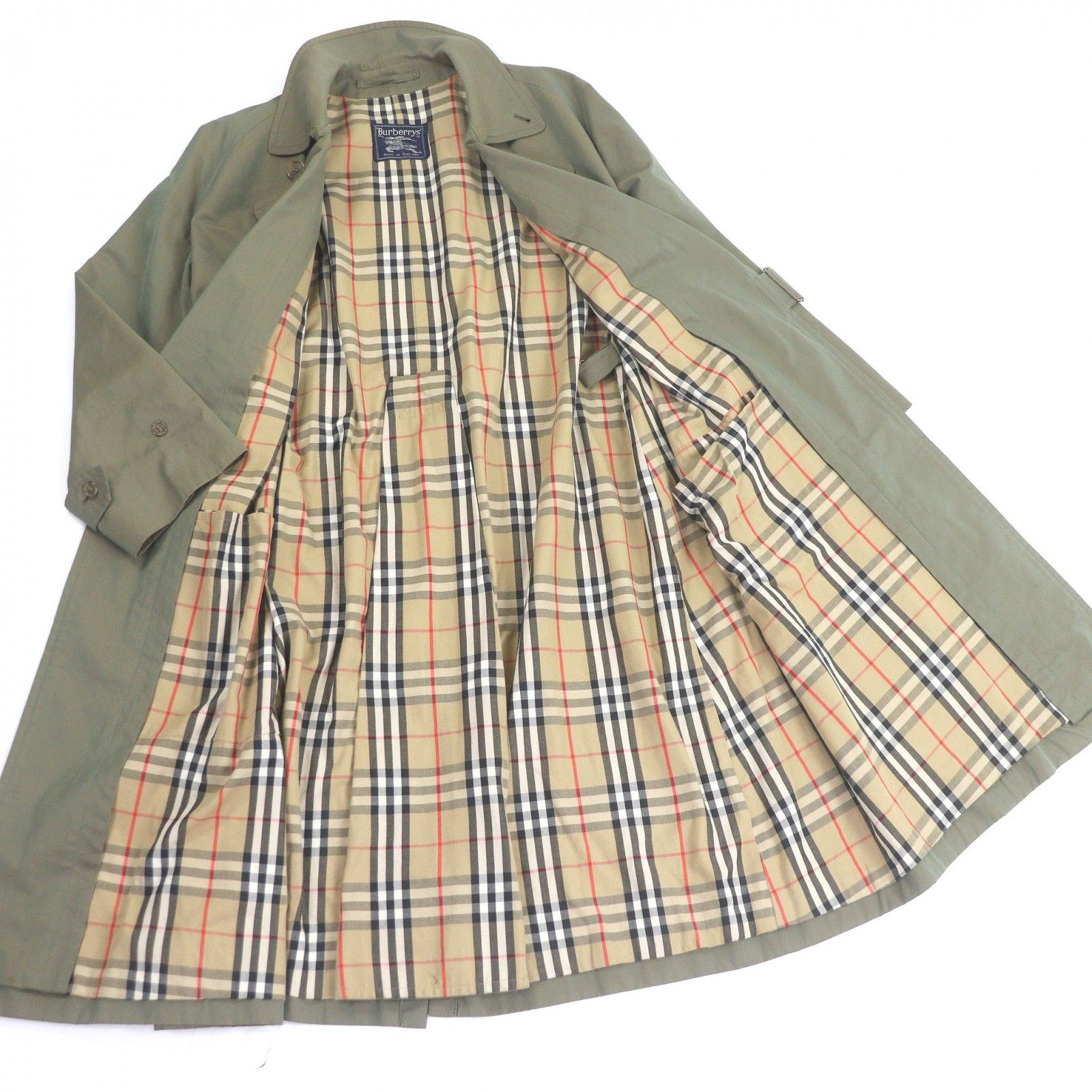 良品□Burberrys バーバリー ヴィンテージ 裏ノバチェック柄 1984年製