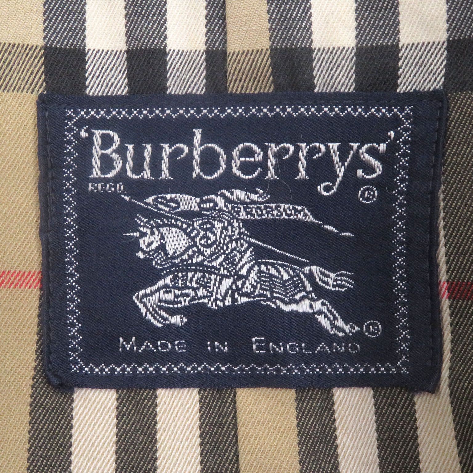 良品□Burberrys バーバリー ヴィンテージ 裏ノバチェック柄 1984年製