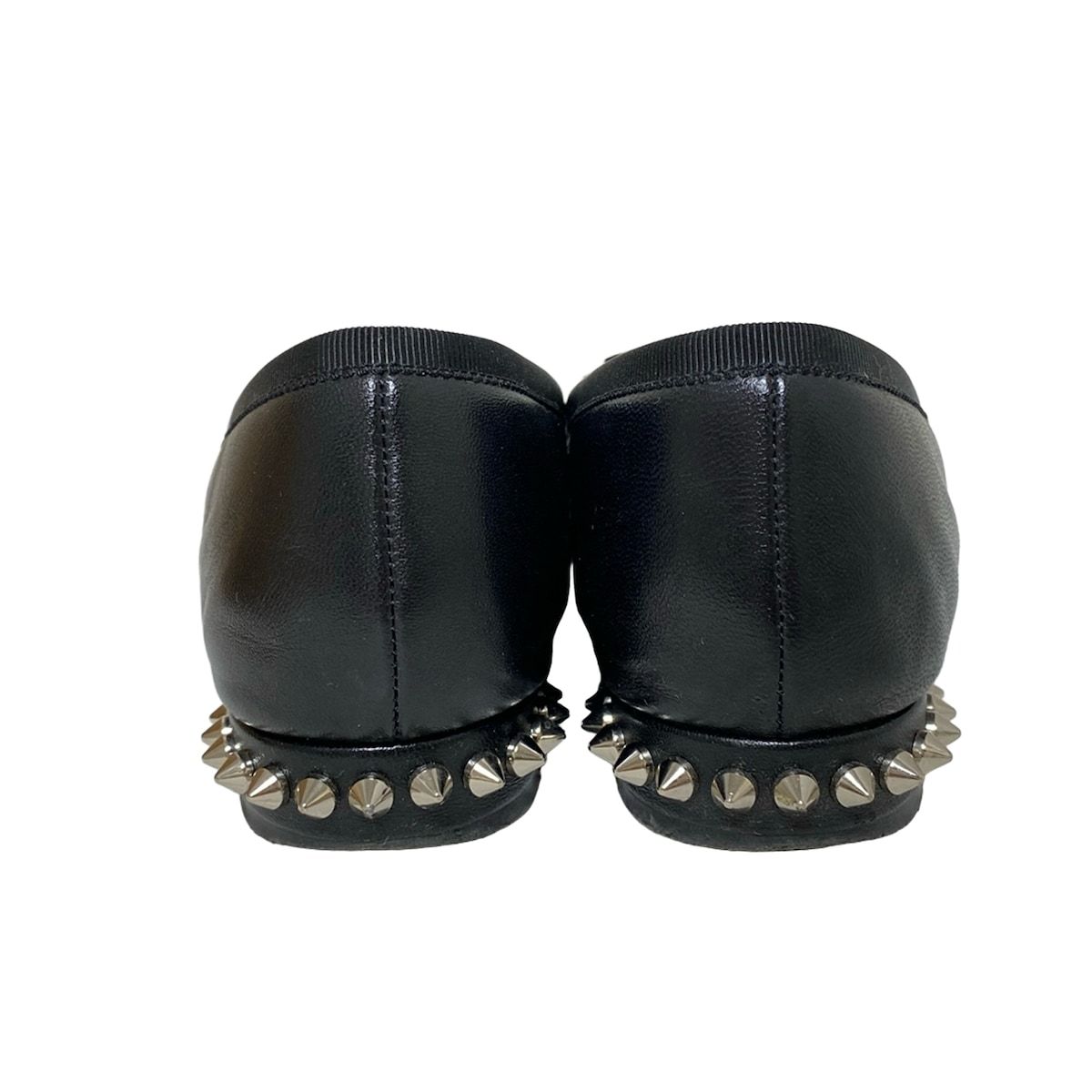 クリスチャンルブタン　フラットシューズ　スパイクスタッズ　36 23cm クリスチャンルブタン フラットシューズ スパイクスタッズ 36 23cm