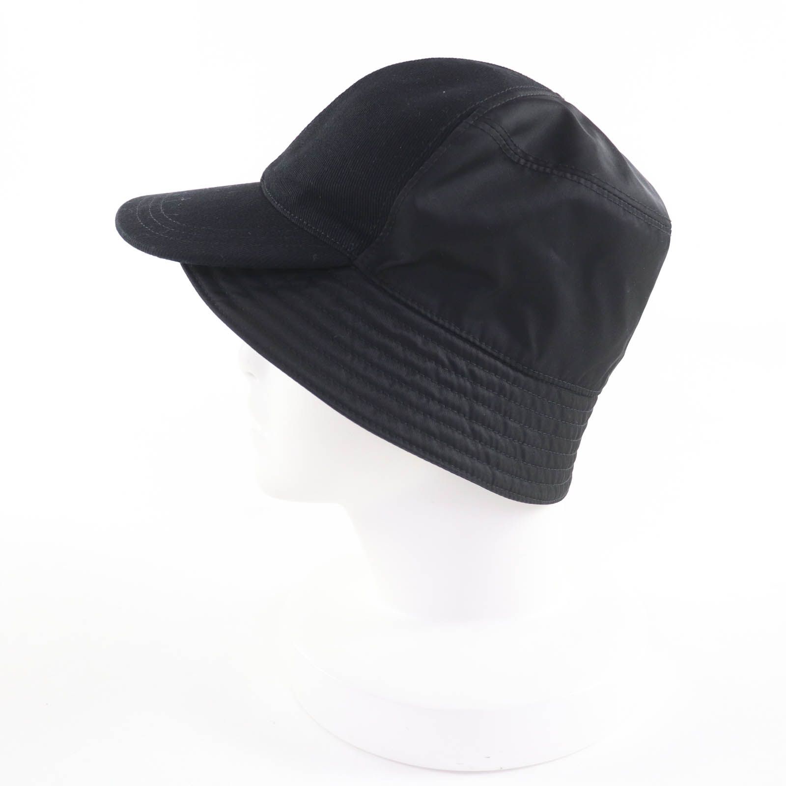 美品☆PRADA プラダ 2HC281 トライアングルロゴ Re-Nylon バケット