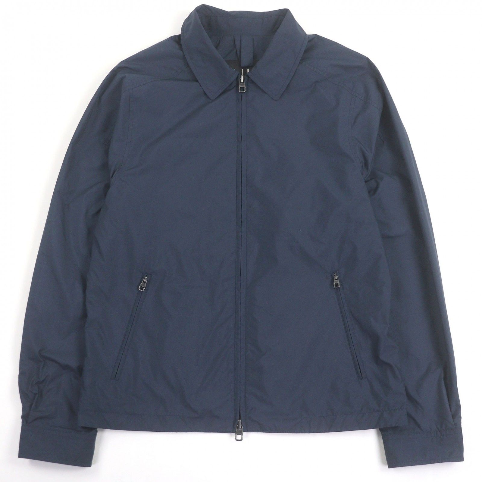 美品□Dunhill ダンヒル 無地 ダブルジップ スイングトップ ナイロン 美品□Dunhill ダンヒル 無地 ダブルジップ スイングトップ ナイロン