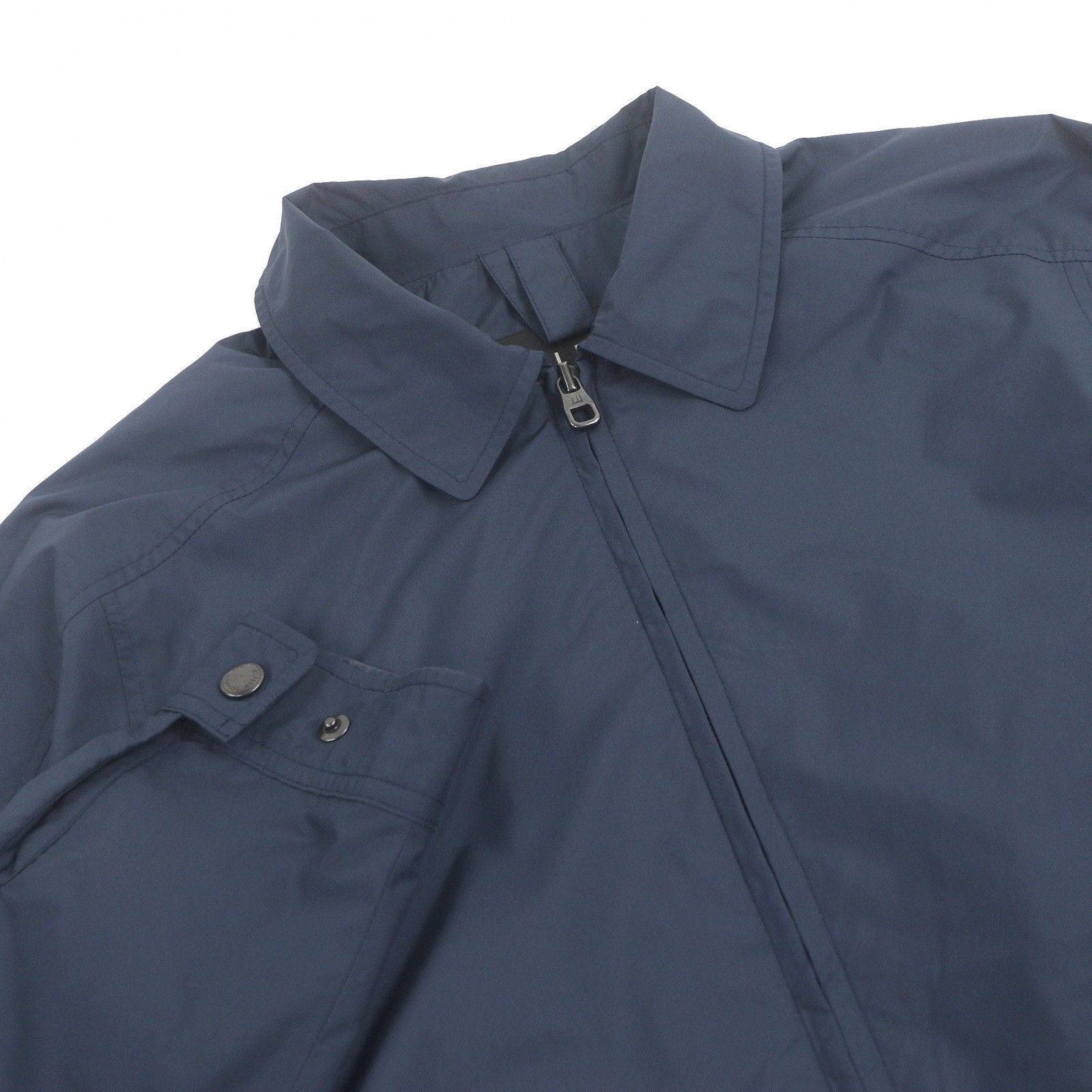 美品□Dunhill ダンヒル 無地 ダブルジップ スイングトップ ナイロン 美品□Dunhill ダンヒル 無地 ダブルジップ スイングトップ ナイロン