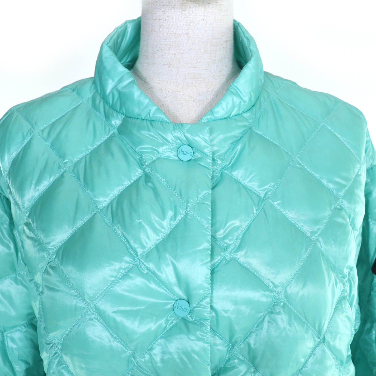 美品△Herno ヘルノ 2023年製 PI001875D ロゴパッチ ダイヤモンド