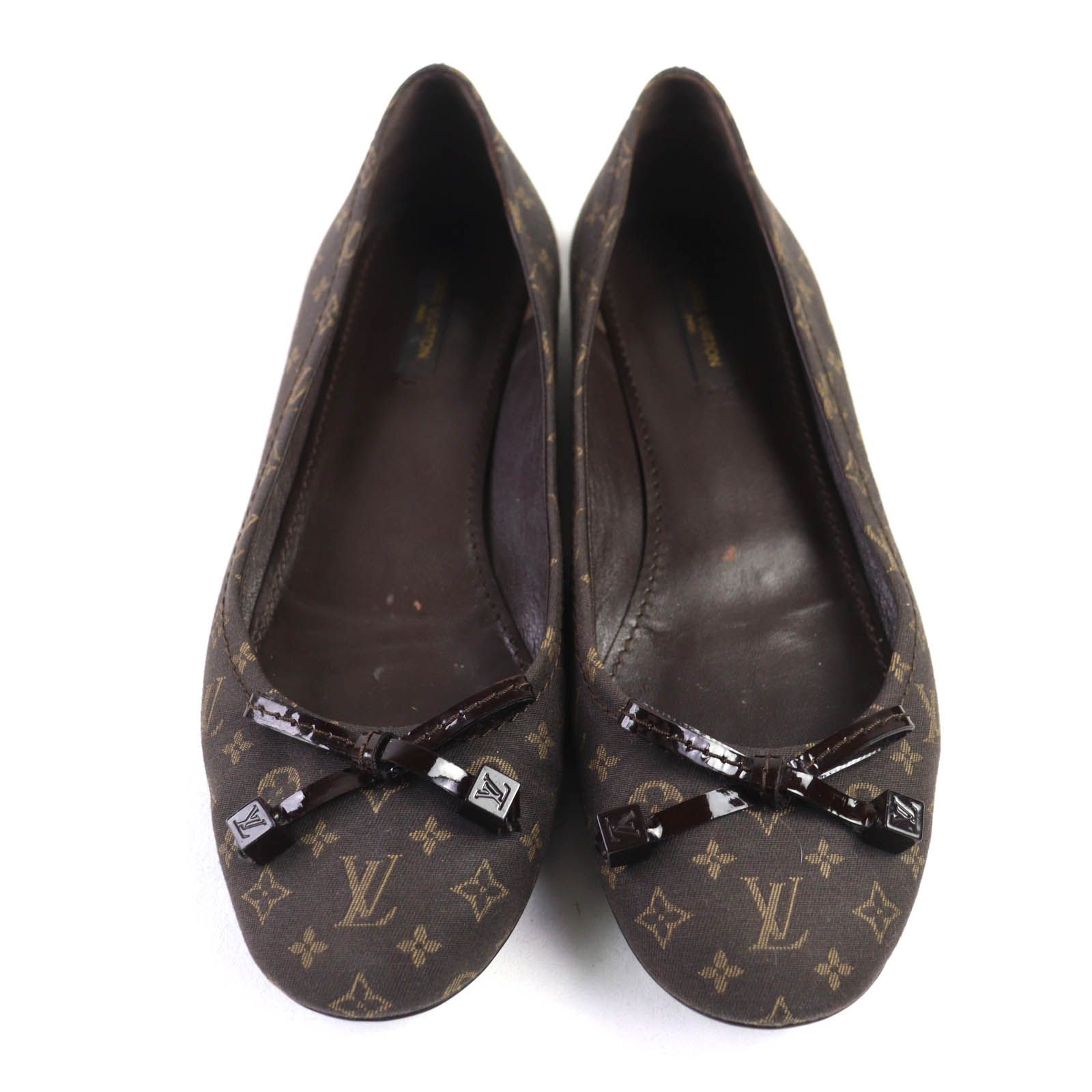 美品◇LOUIS VUITTON ルイヴィトン モノグラム リボンデザイン レザー