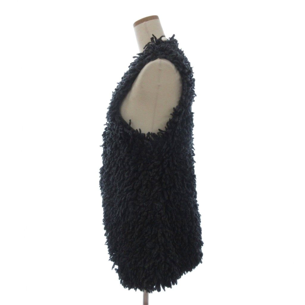 ユナイテッドアローズ UNITED ARROWS LOOP ニットベスト ウール 1518-105-1334 ダークグレー F