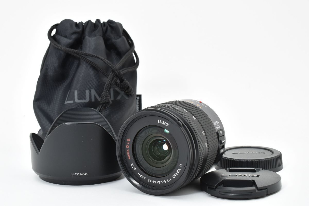 美品　LUMIX G VARIO 14-45mm MEGA O.I.S. 極上品 Panasonic LUMIX G VARIO 14-45mm F3.5-5.6 ASPH. MEGA O.I.S.