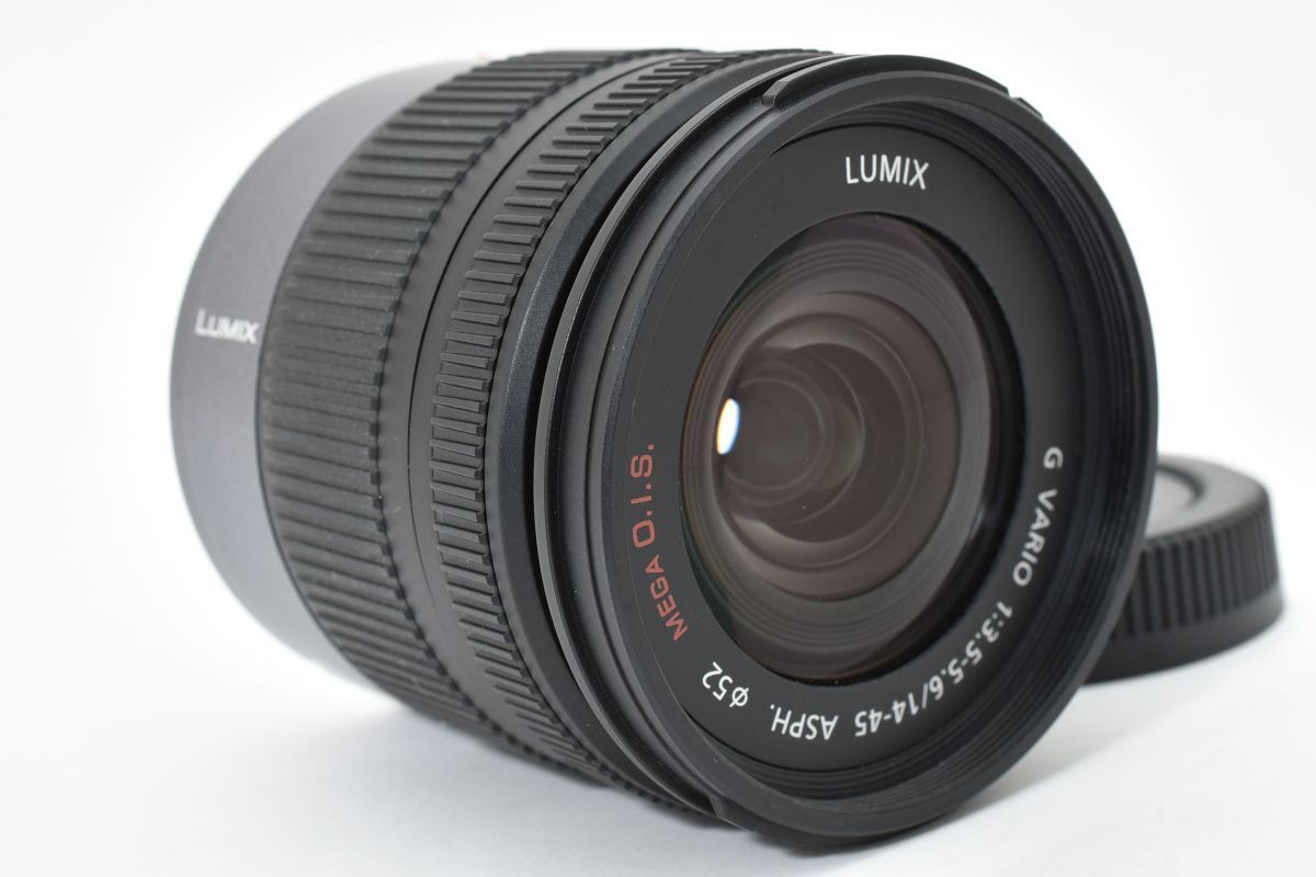 極上品 Panasonic LUMIX G VARIO 14-45mm F3.5-5.6 ASPH. MEGA O.I.S.