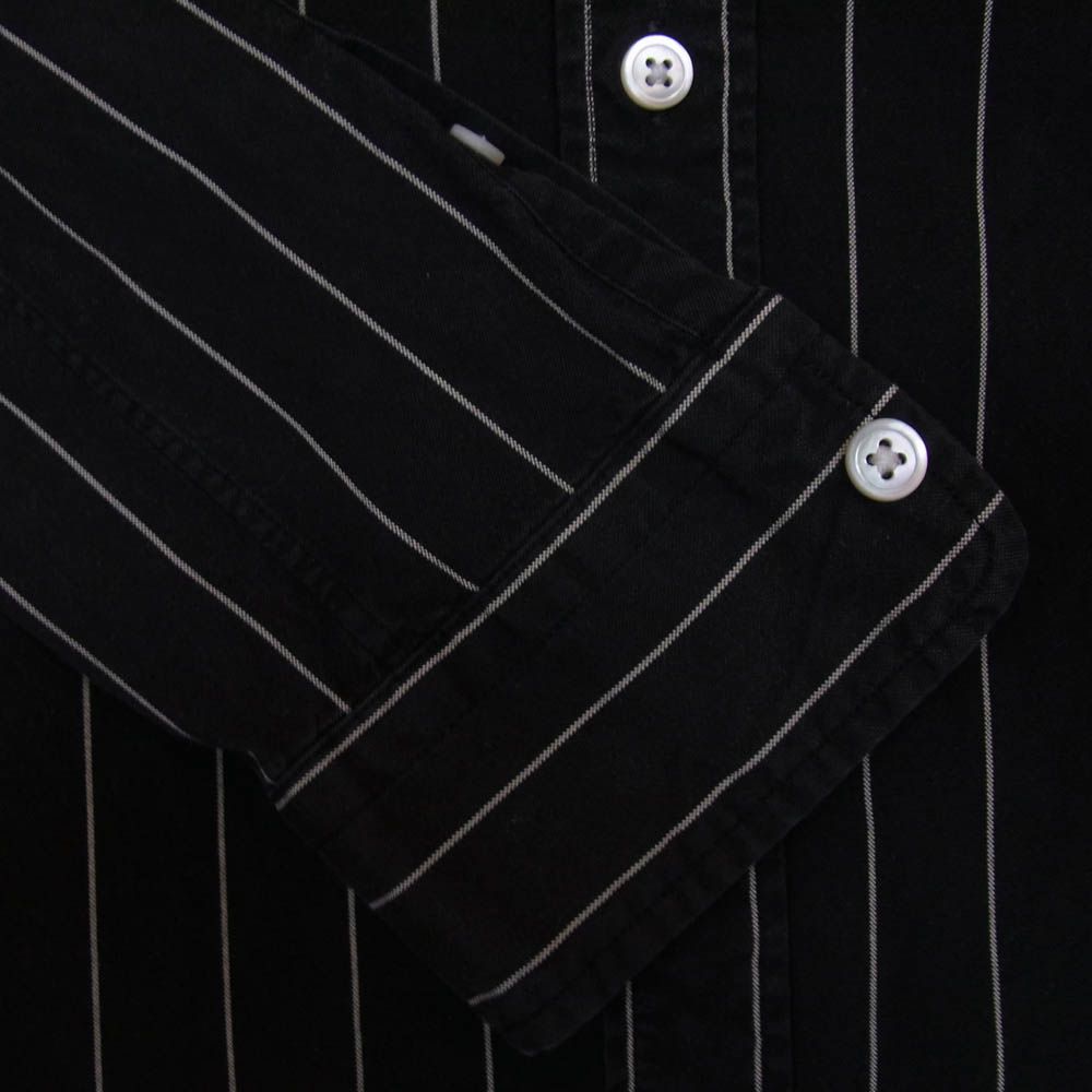 ワコマリア　The Guilty Parties ブラックストライプシャツ ワコマリア The Guilty Parties ブラックストライプシャツ ワコマリア