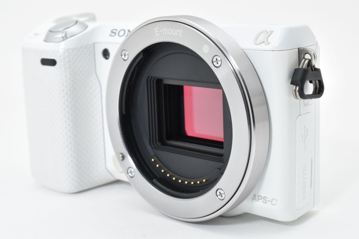 ショット数1229回 SONY NEX 5 T ホワイト ボディ AYM 5121 106