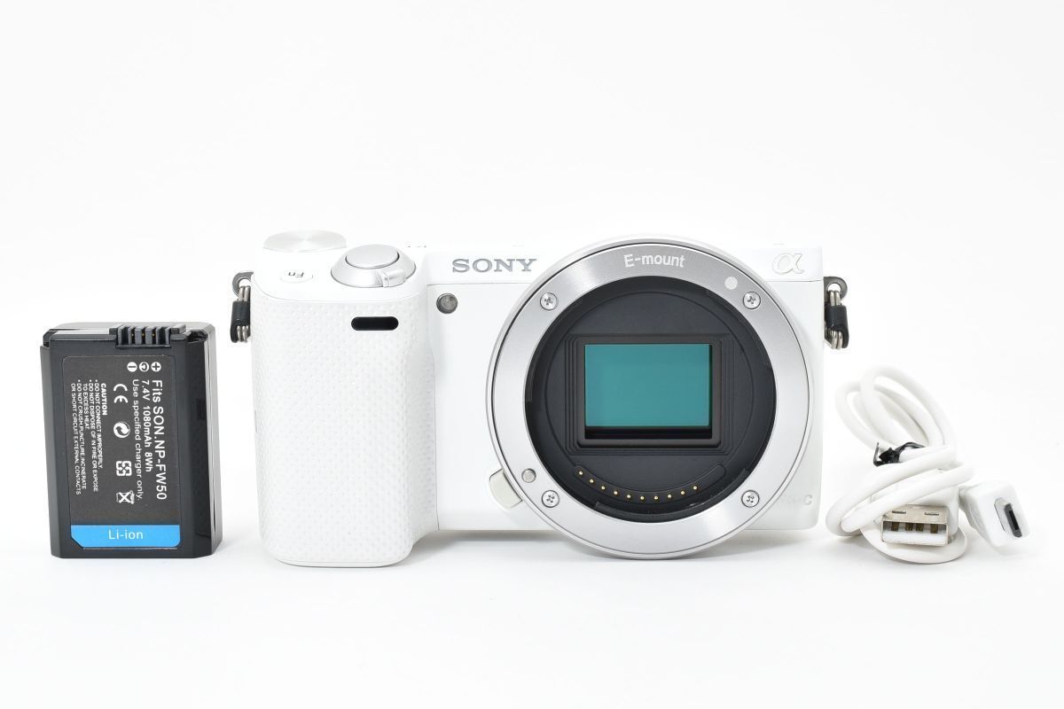ショット数1229回 SONY NEX-5 T ホワイト ボディ AYM 5121 106