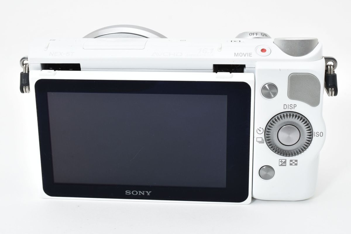 ショット数1229回 美品 SONY NEX-5T ホワイト ボディ AYM5121#106