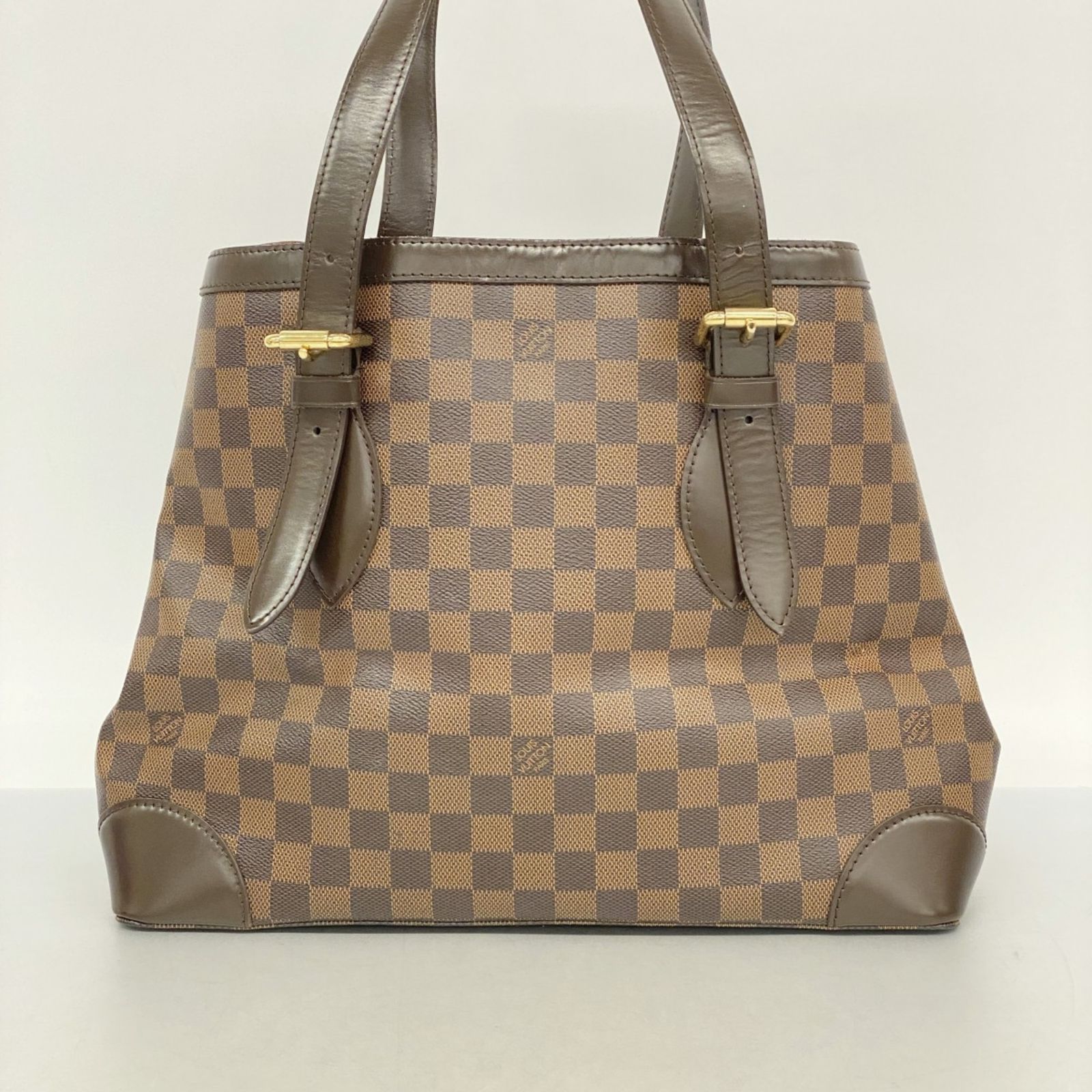 ルイヴィトン　ダミエ　エベヌ　ハムステッドPM ハンドバッグ　トートバッグ LOUIS VUITTON - 本物 ルイヴィトン LOUIS VUITTON LV ハムステッド MM