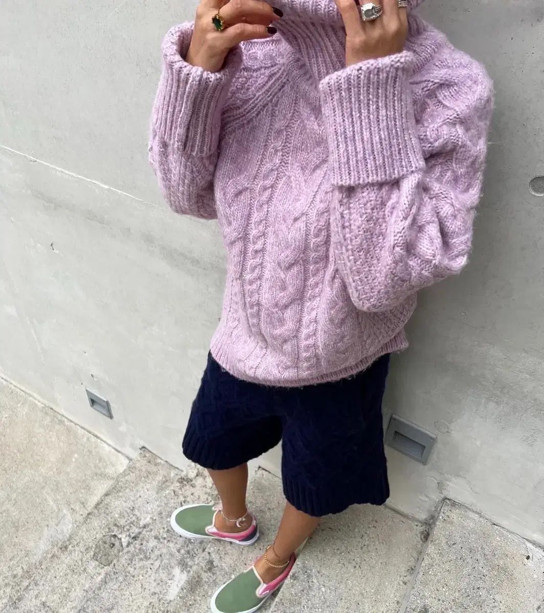 brouhaha ブルーハハ タートルネック ニット