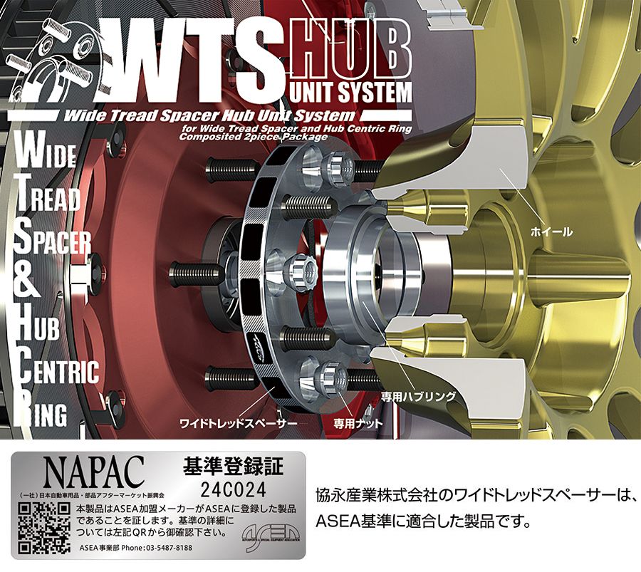 協永 KYO EI ワイドトレッドスペーサー 5穴 5115 W 1 60 厚み 15 mm セット ワイトレ A WTSハブユニットシステム