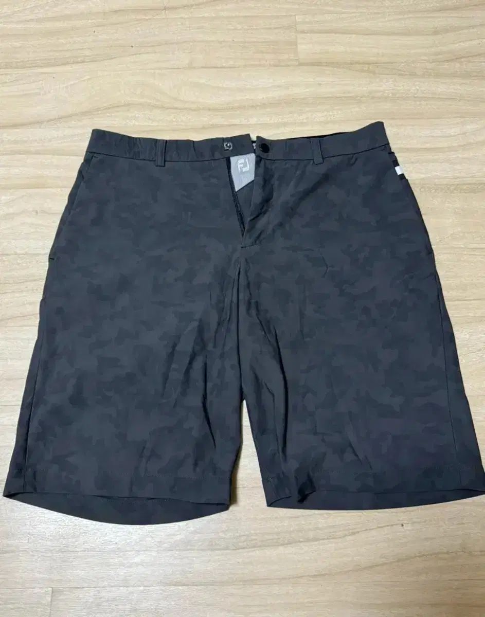 FootJoy メンズ ゴルフウェア カモフラージュ ハーフパンツ ブラック L