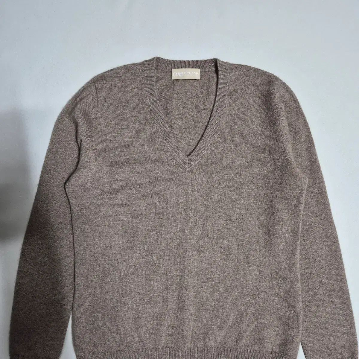  ゴビ オーガニック カシミア Vネック ニット 長袖 ニット セーター