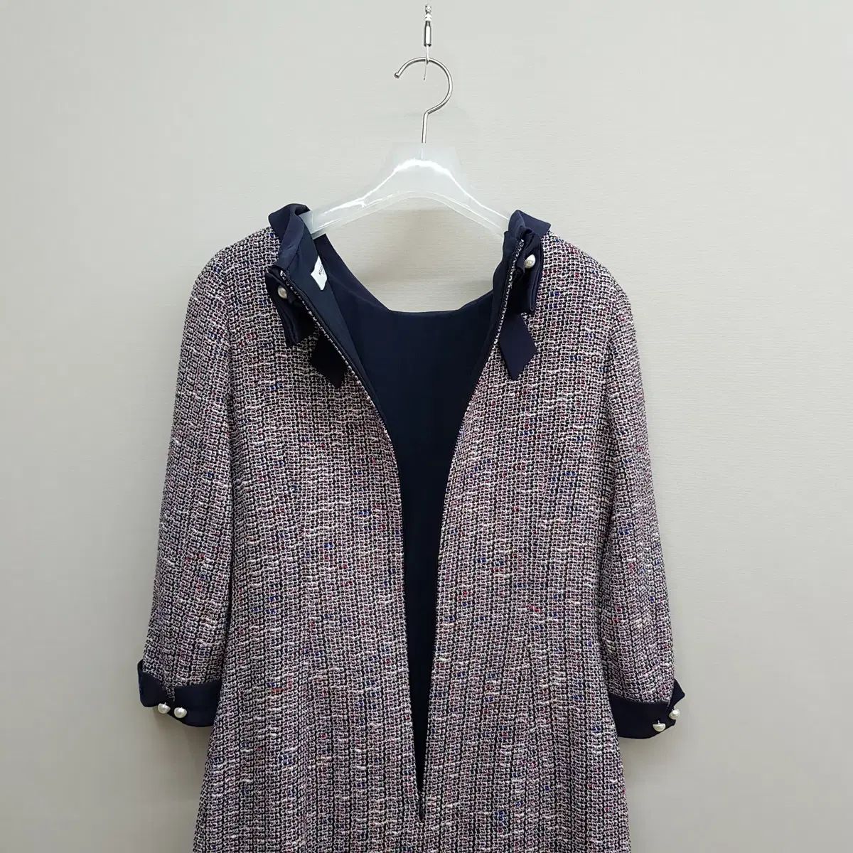  MOJO.S.PHINE モジョエスピン ツイード ONE PIECE 長袖 七分袖 その他