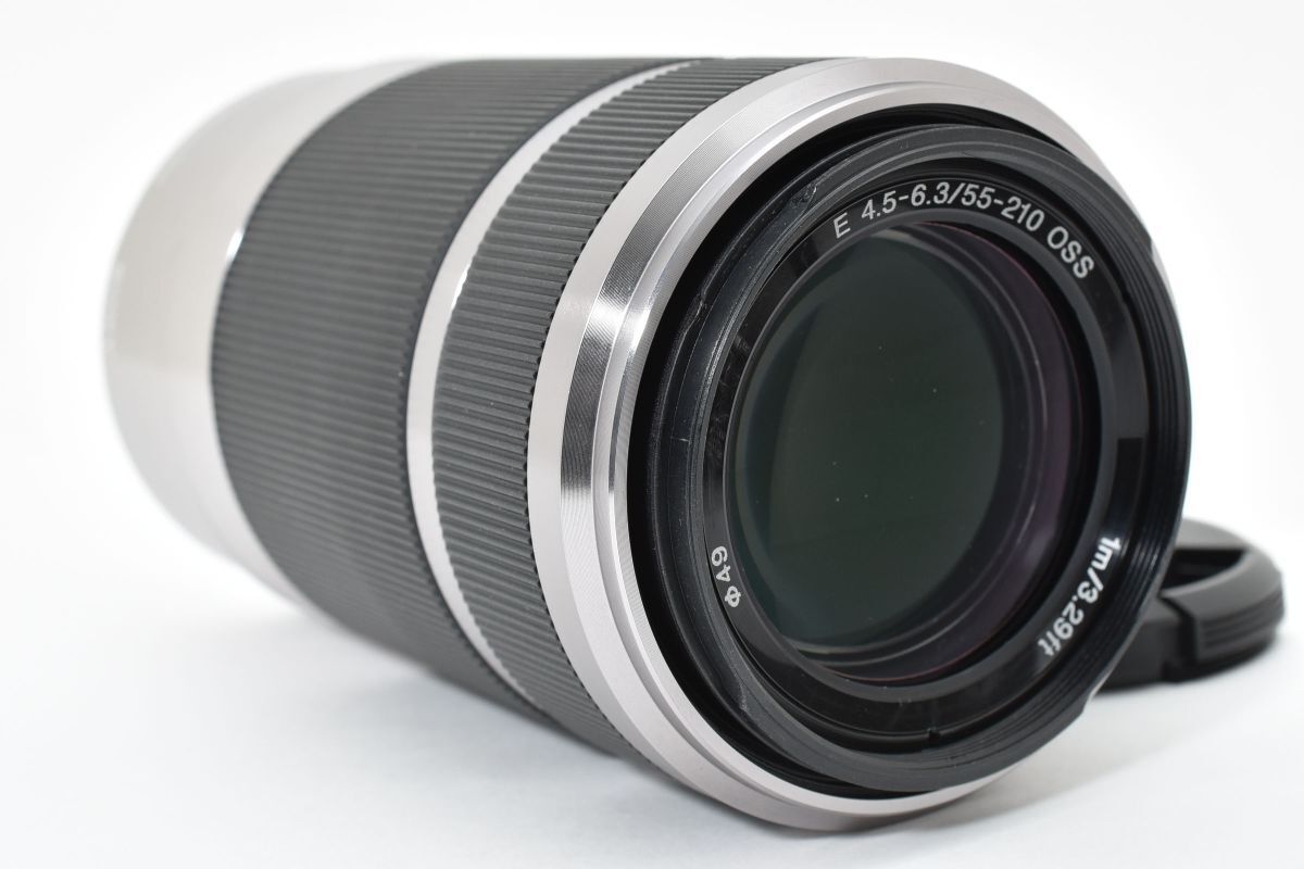 良品 SONY E 55-210mm F4.5-6.3 OSS SEL55210 シルバー AYM5124#50