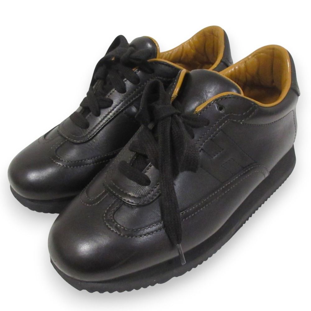 【美品】エルメス ブラック レザー スニーカー 楽天市場】【未使用品】 エルメス スニーカー デイ 37.5サイズ 約24cm