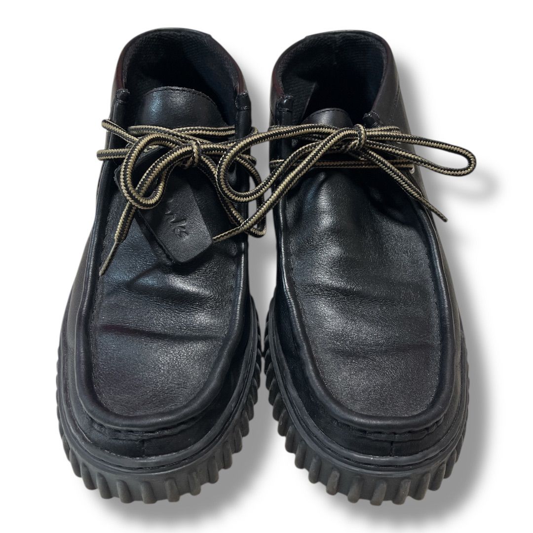 clarks クラークス Torhill Hi トーヒルハイ レザーシューズ コンタークッション ワラビー ビッググリッパー メンズ サイズUK 8 26 cm ブラック 24200円 56 No.K 1059 Y