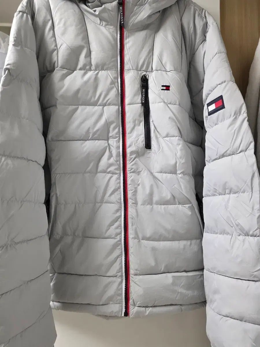 トミーヒルフィガー 注文 軽量ダウン アウター グレー