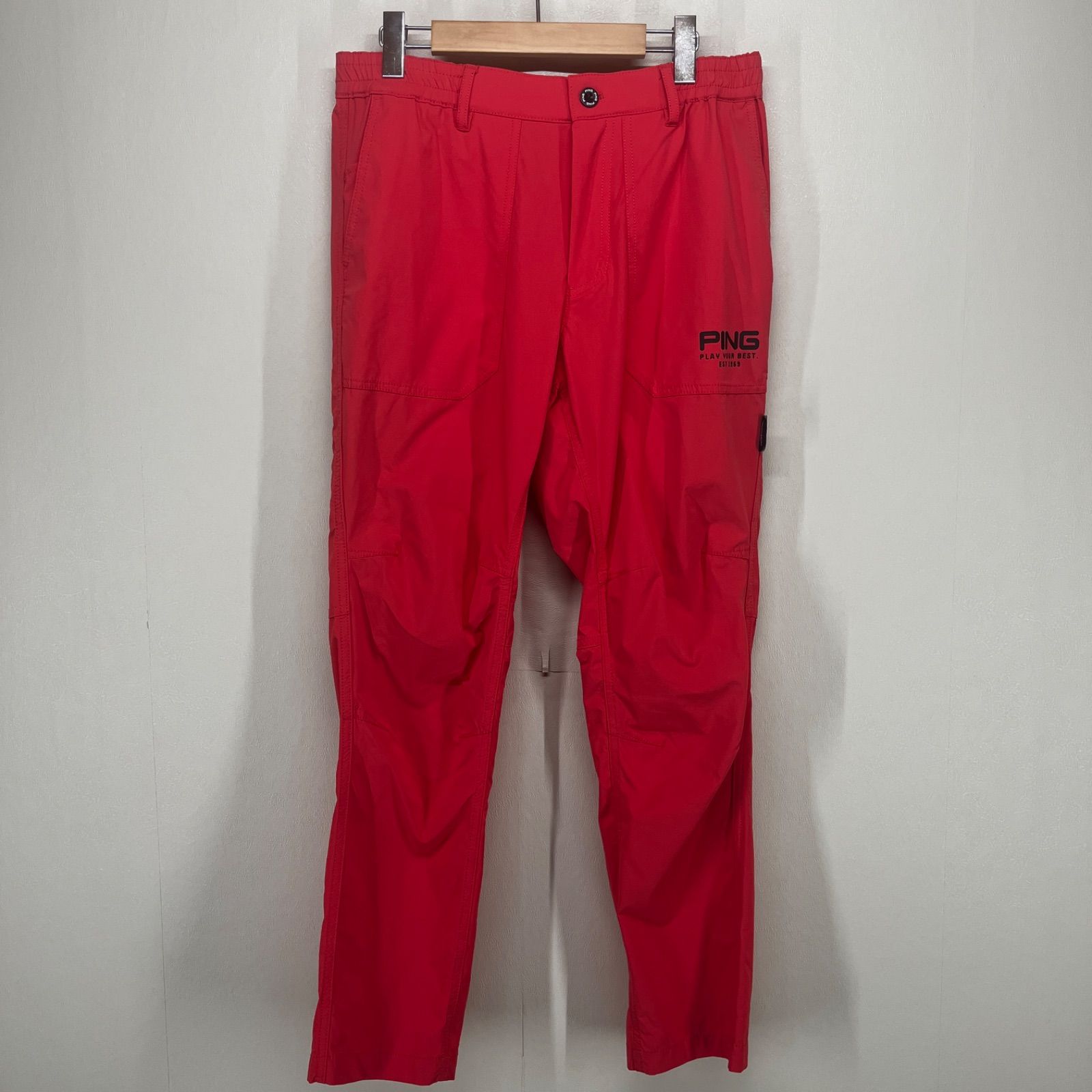 ピン PING 全方向ストレッチリサイクルナイロンリップパンツ(ピンク/２Ｌ)