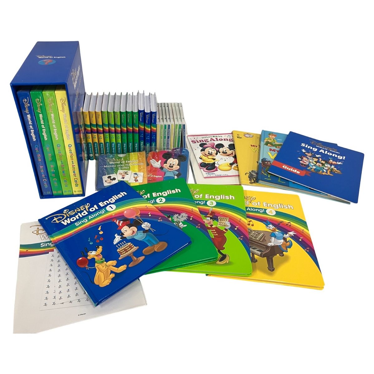Disney World of English 英語教材セット DWE Disney's World of English Basic ABC's＋ Book 4 5 6 10 11 12
