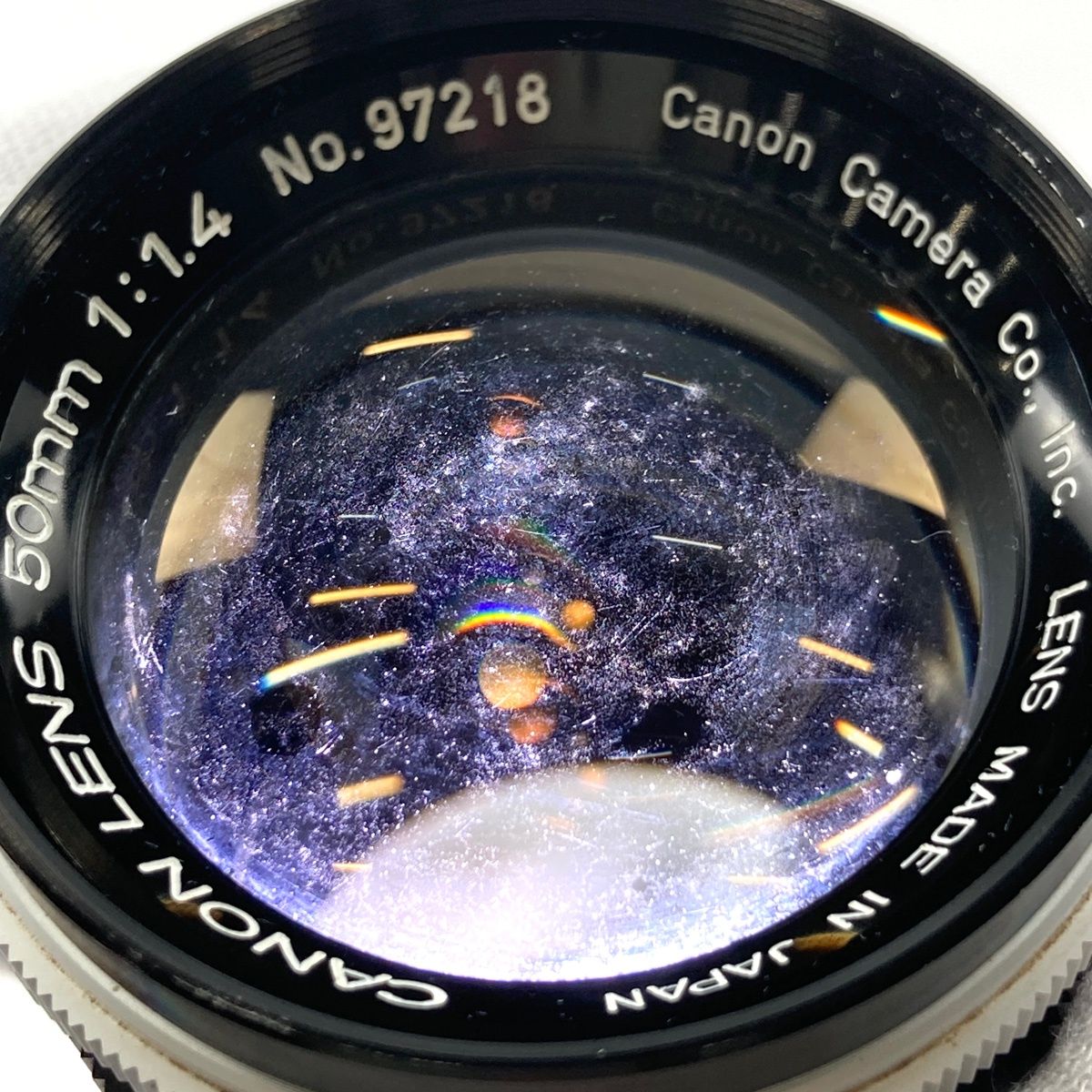 キヤノン Canon 50mm F1.4 Lマウント L39 レンジファインダーカメラ用