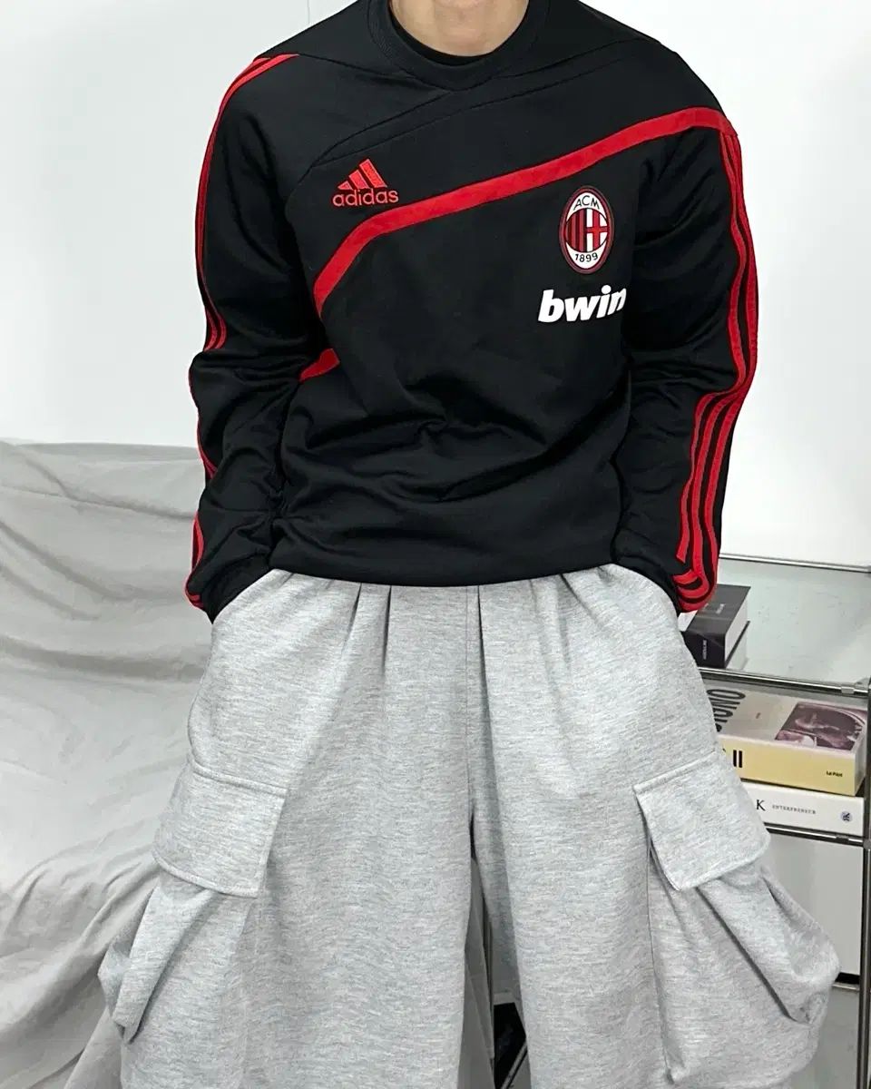 アディダス ACミラン 09-10 スウェット 良い 95 🇮🇹AC Milan 1990/91