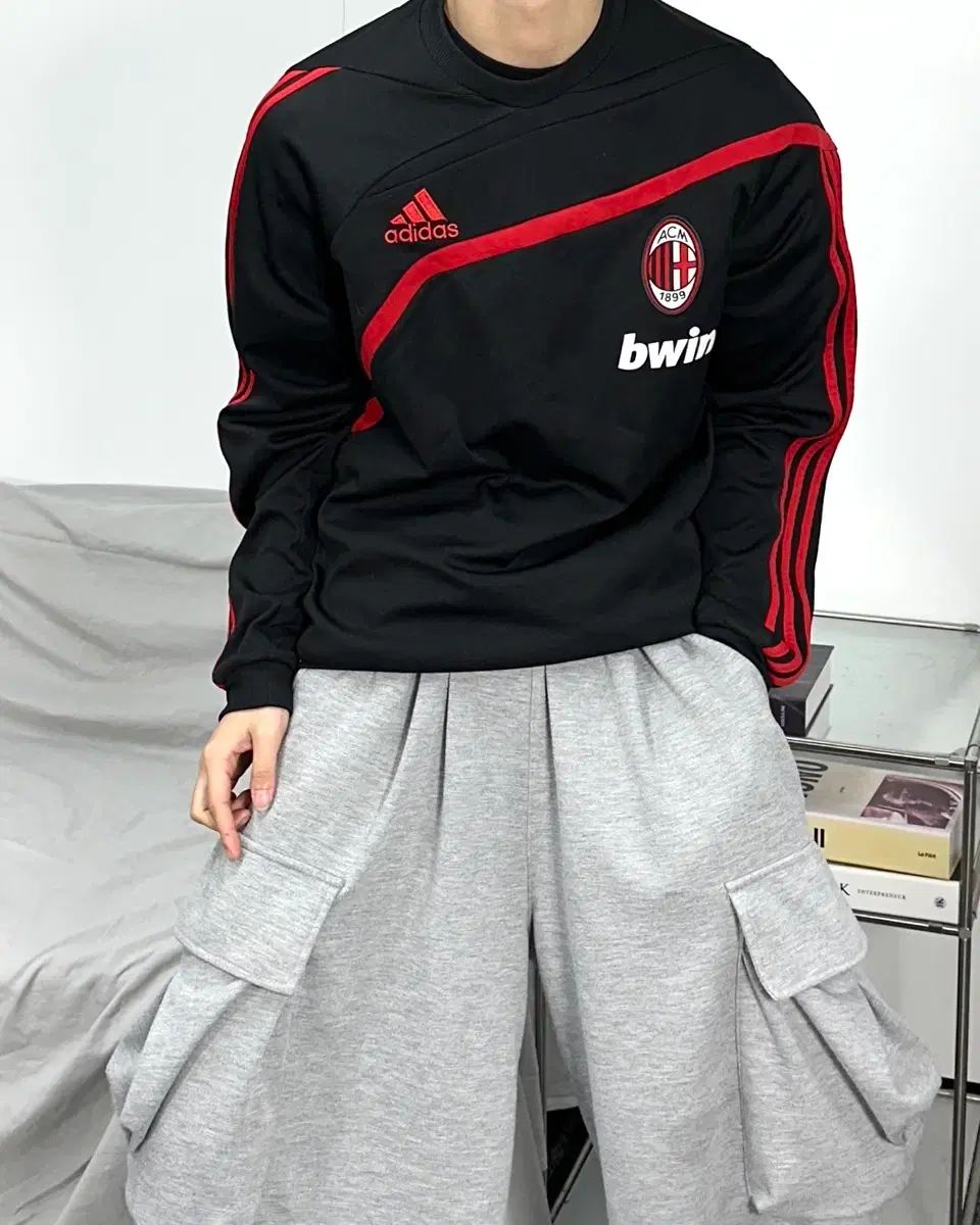 アディダス ACミラン 09-10 スウェット 良い 95 🇮🇹AC Milan 1990/91
