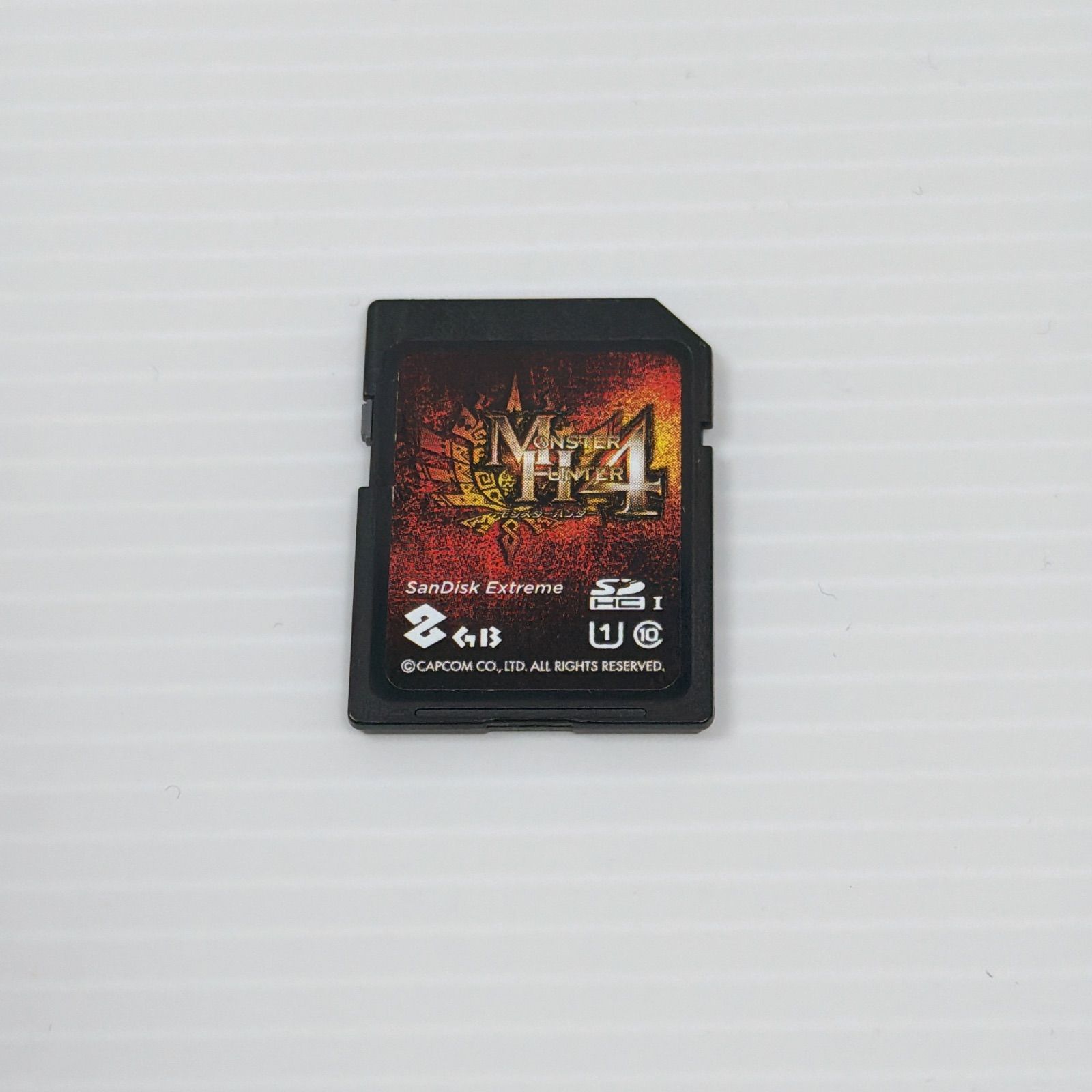 ニンテンドー3DS LL モンハンセット　メモリーカード モンスターハンター4 オリジナル SDHCカード 8GB CAPCOM ニンテンドー
