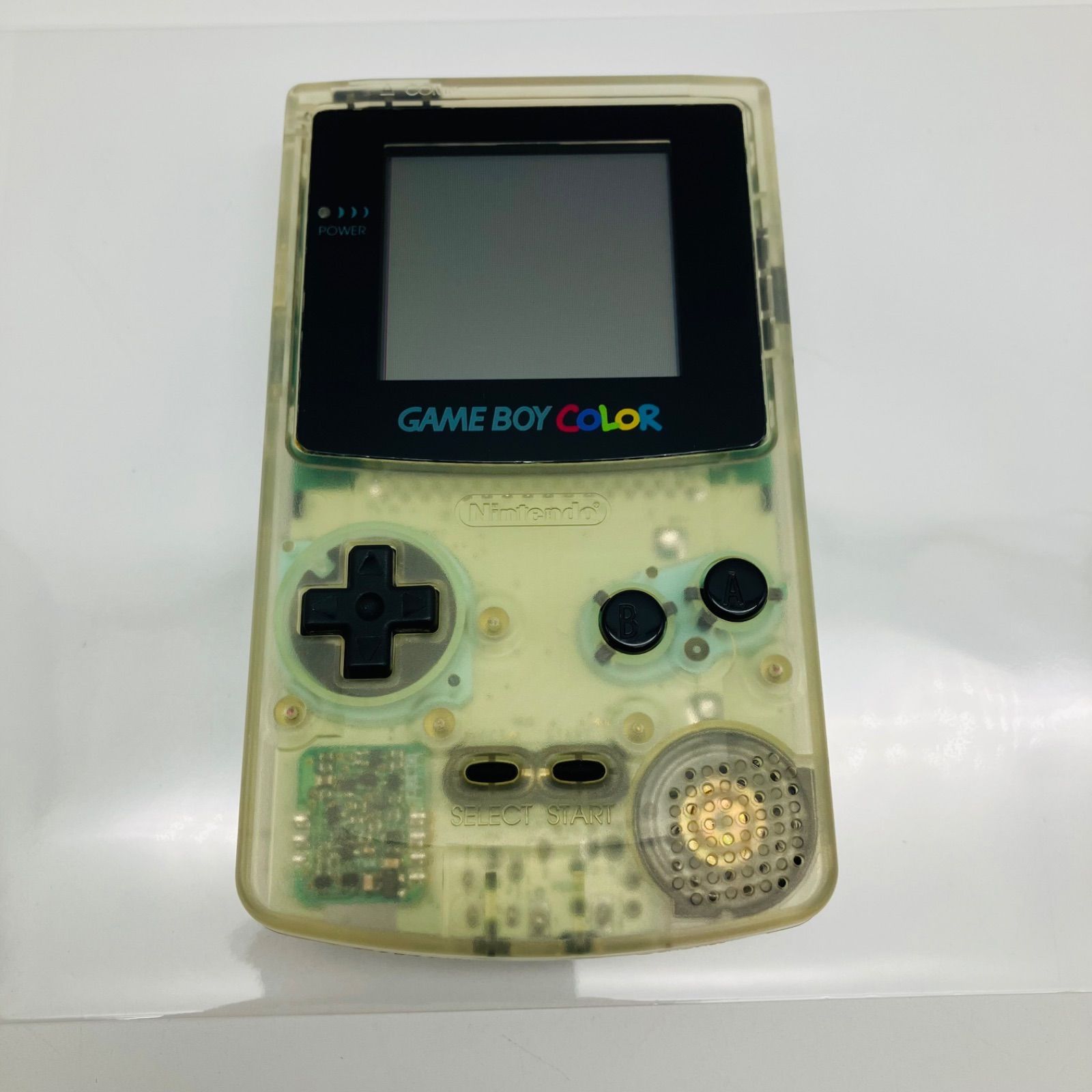 中古 ゲーム機 本体 ゲームボーイカラー クリアー 動作品 GAME BOY