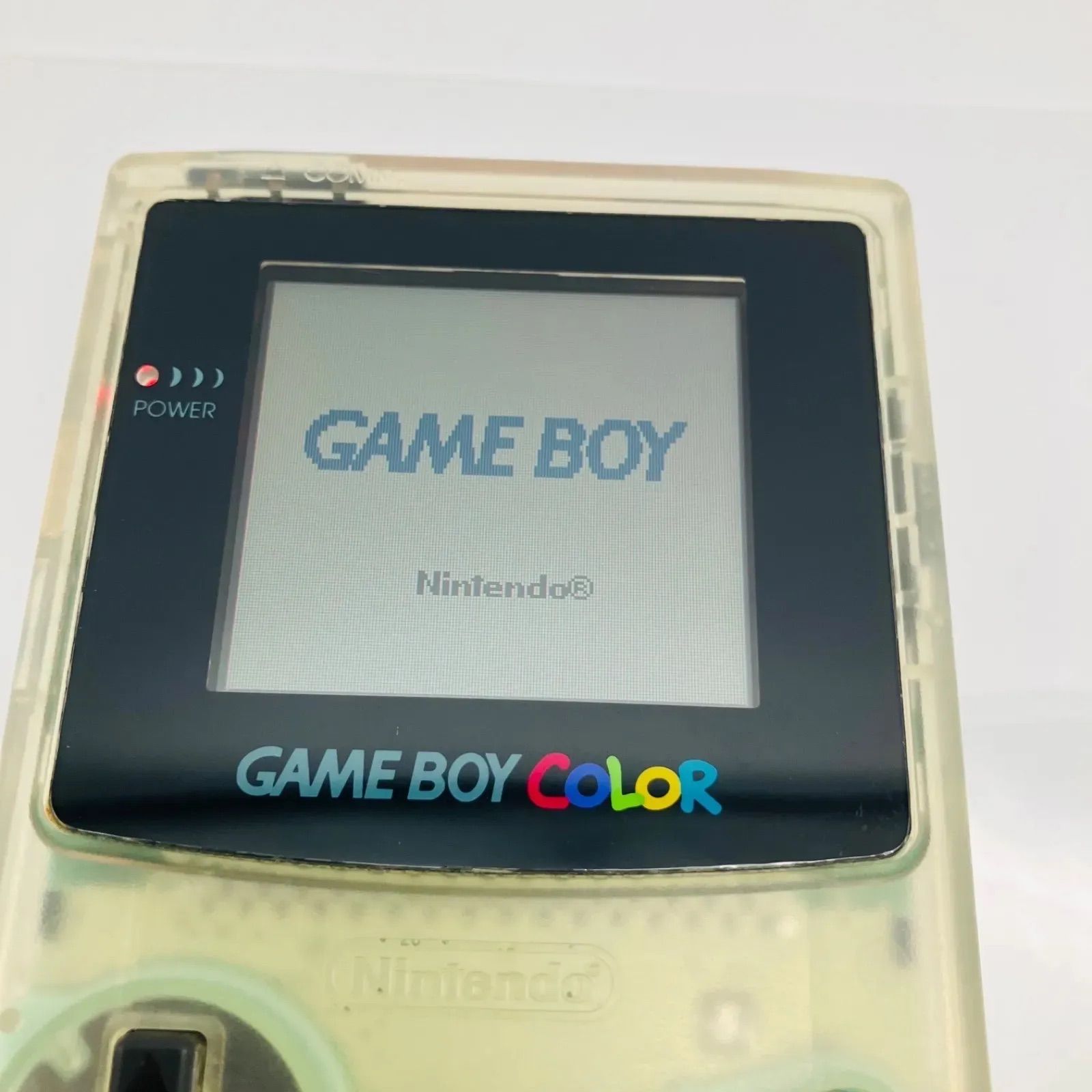 中古 ゲーム機 本体 ゲームボーイカラー クリアー 動作品 GAME BOY