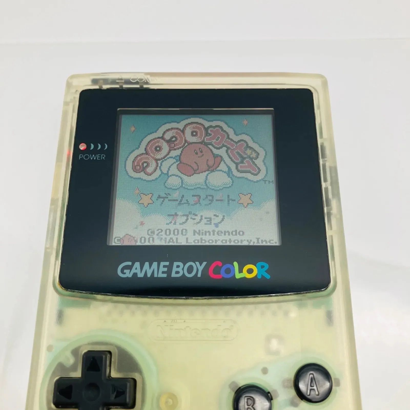 中古 ゲーム機 本体 ゲームボーイカラー クリアー 動作品 GAME BOY