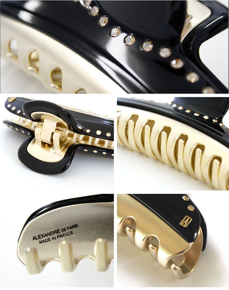  アレクサンドル ドゥ パリ クリップ ヘアクリップ L ヘアークリップ 大きめ ヴァンドームクリップ アレクサンドルドゥパリ DE PARIS VENDOME Clip 5.5 cm×10.5 cm ICCL-12832-03 その他 ヘアアクセサリー