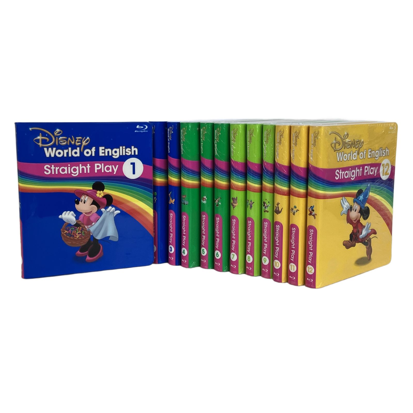 DWE ストレートプレイ 2021年頃 ディズニーワールドオブイングリッシュ ブルーレイ BD 英語 教材